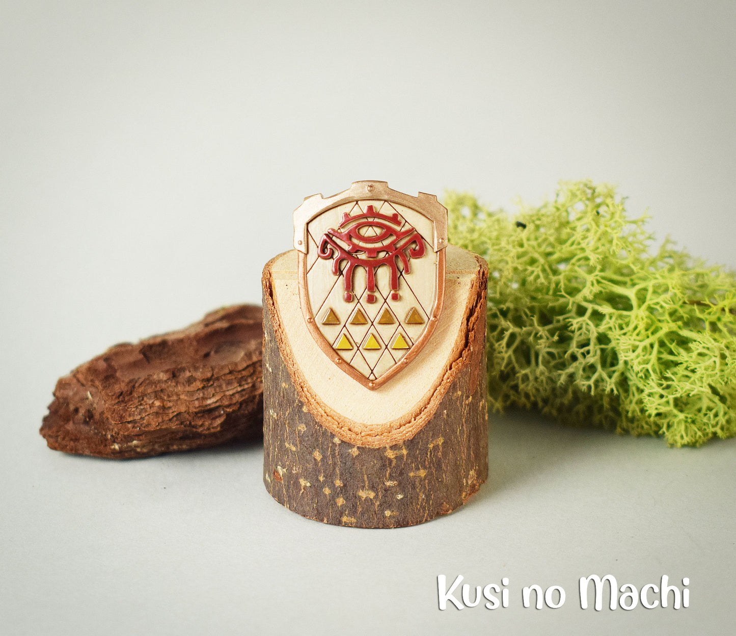 Pins Bouclier en Bois Zelda