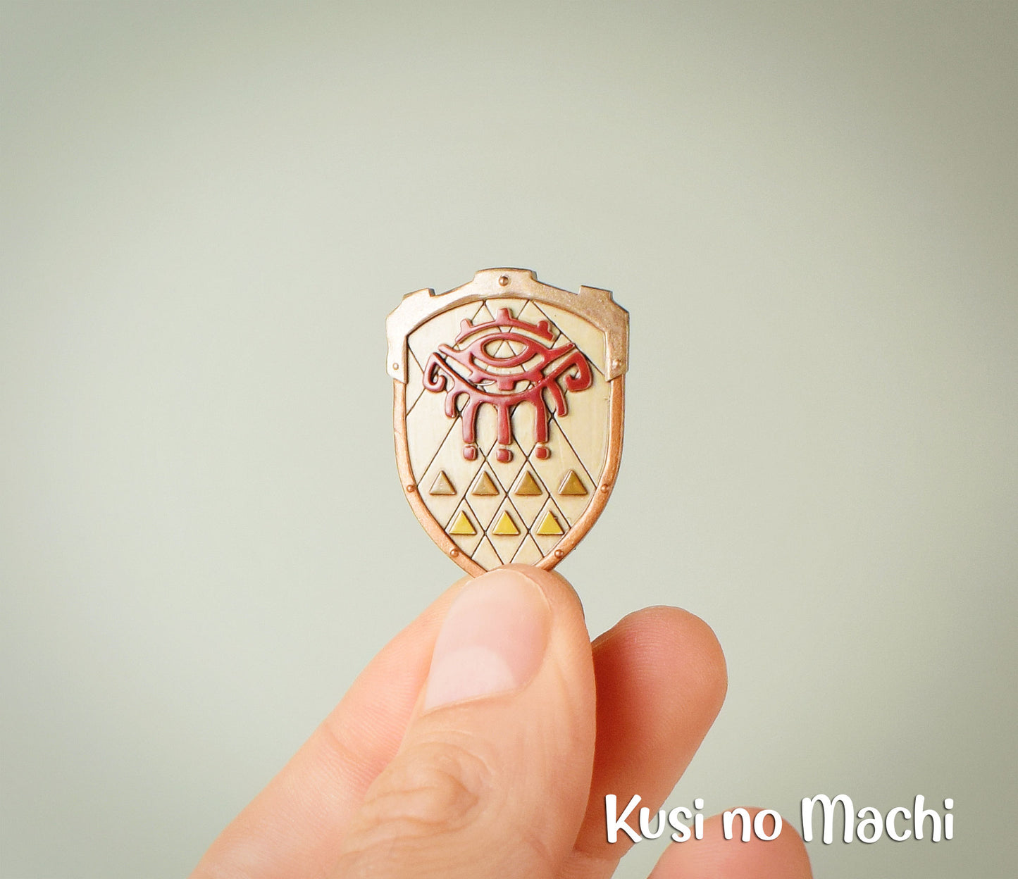 Pins Bouclier en Bois Zelda