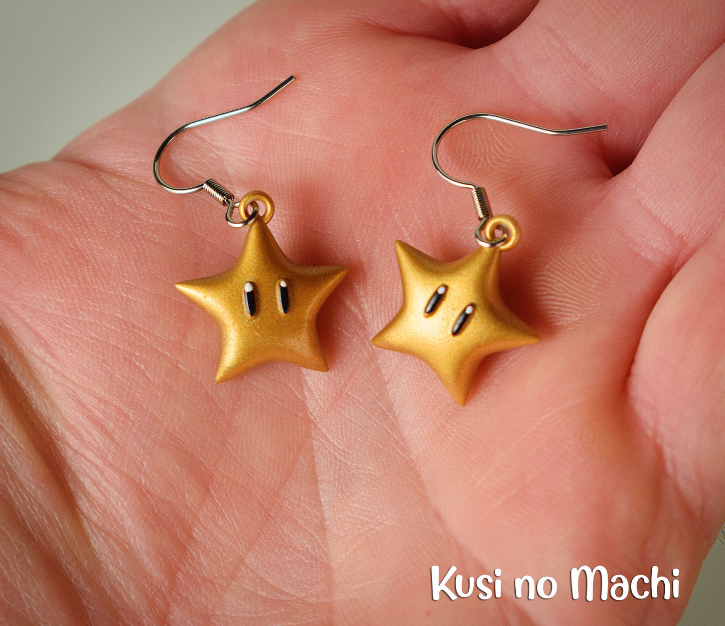 Boucle d'oreille Etoile Mario