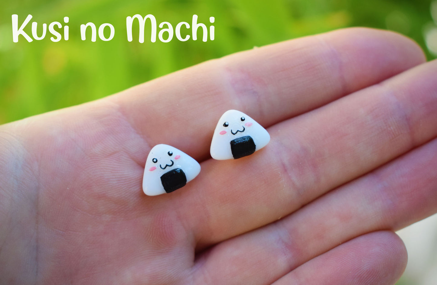Boucle d'oreille Onigiri