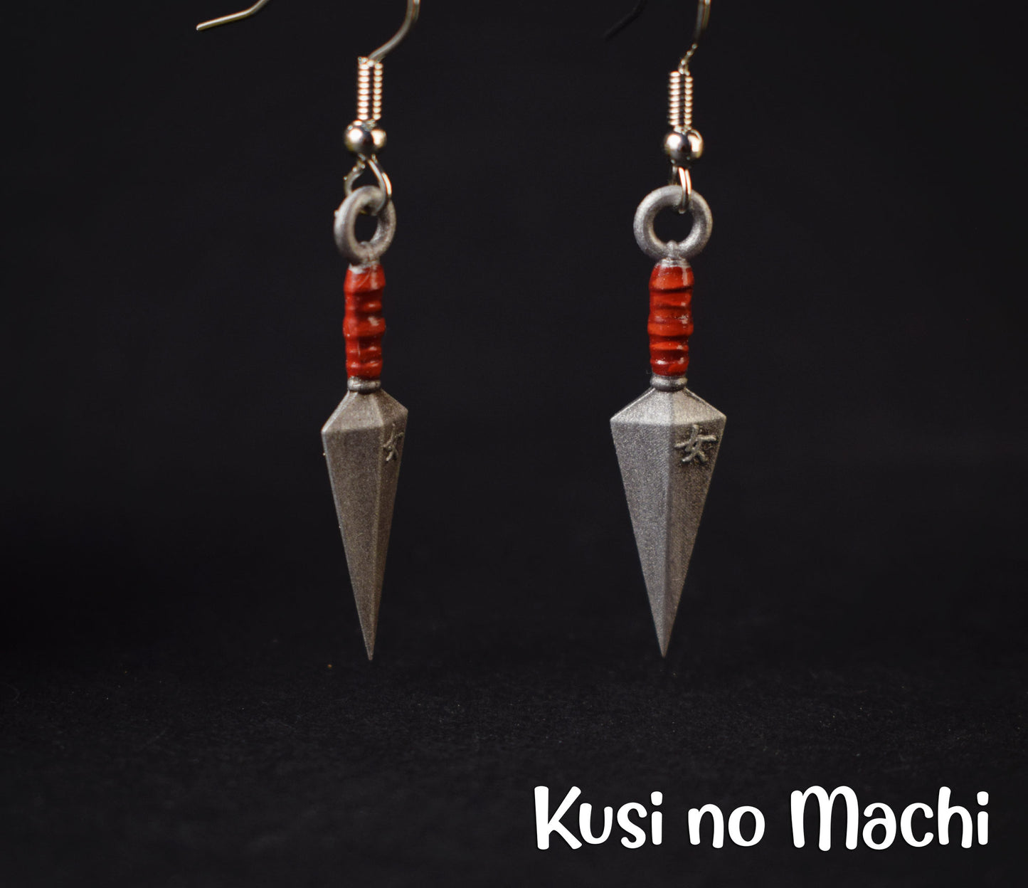 Boucle d'oreille Kunai pour Kunoichi 女