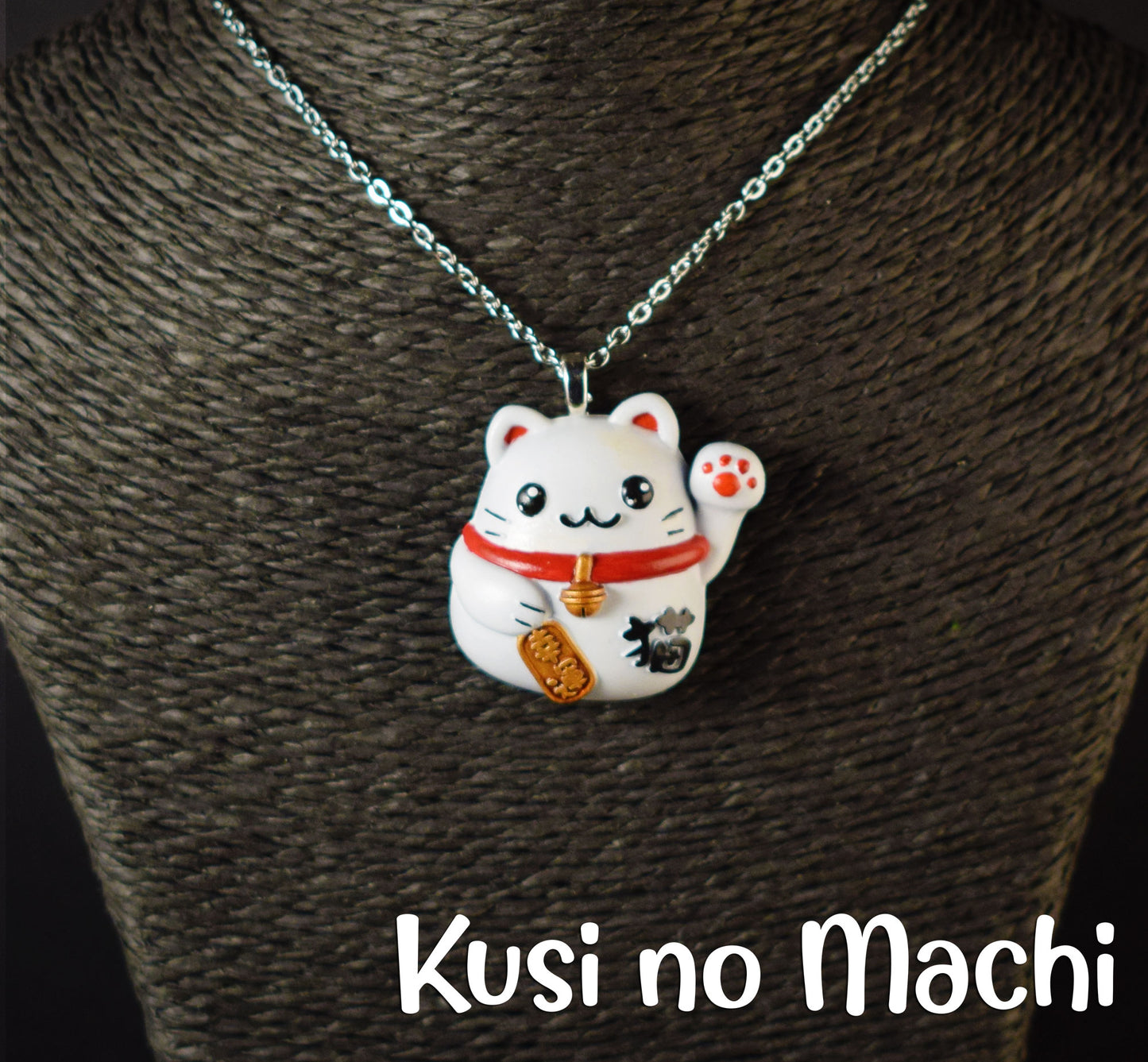 Pendentif Maneki Neko 招き猫