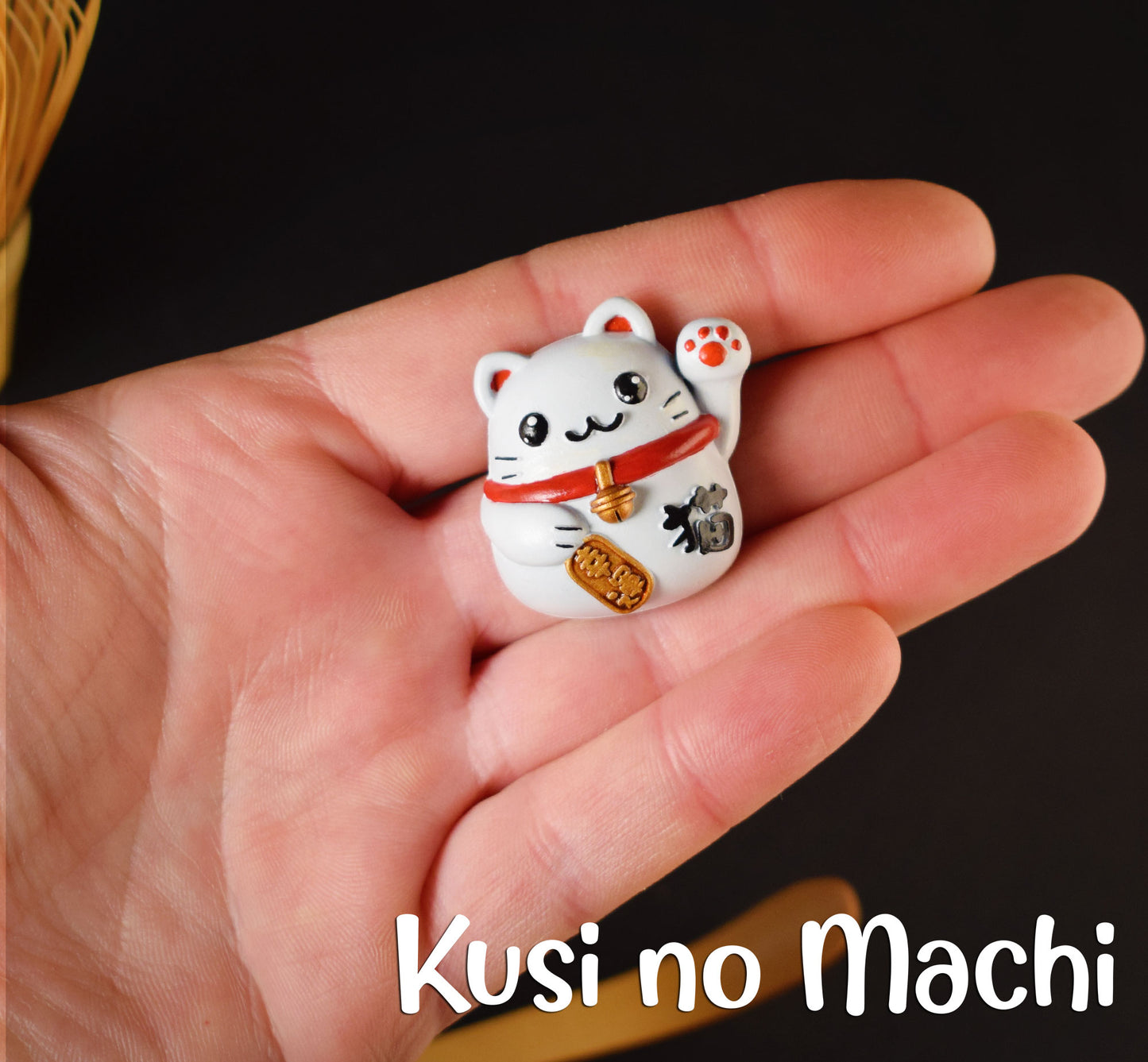 Broche Maneki Neko 招き猫