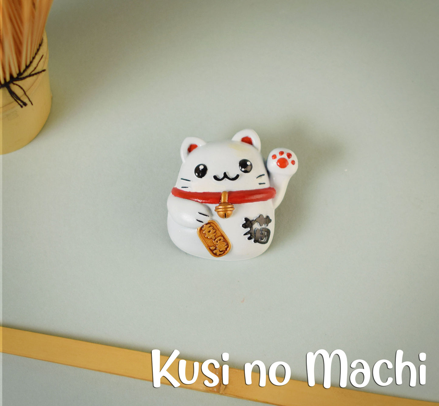 Broche Maneki Neko 招き猫