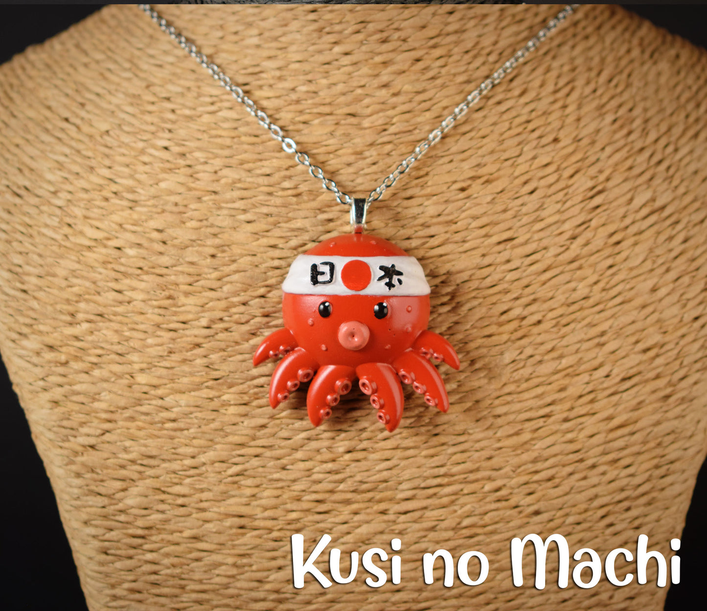 Pendentif Tako Kawaii