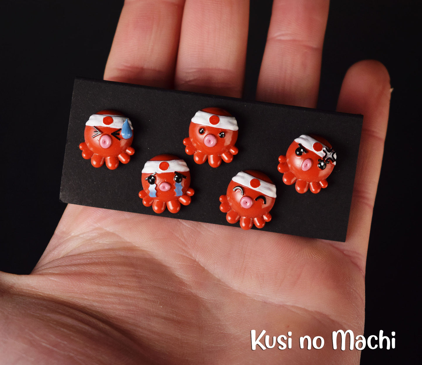 Boucle d'oreille Tako Kawaii