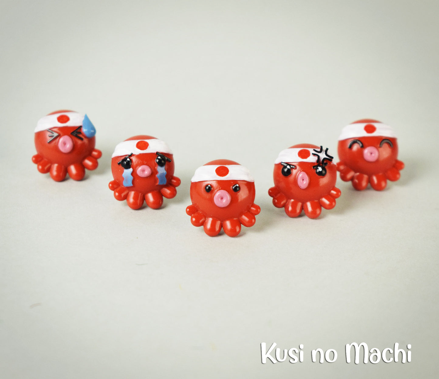 Boucle d'oreille Tako Kawaii