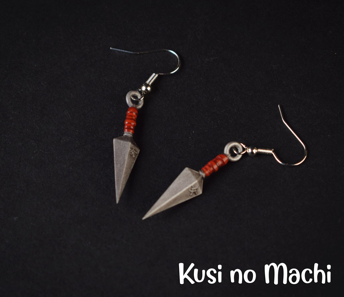 Boucle d'oreille Kunai pour Kunoichi 女