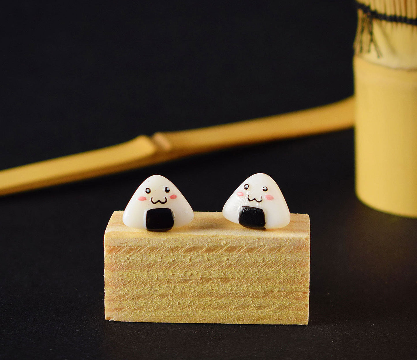 Boucle d'oreille Onigiri