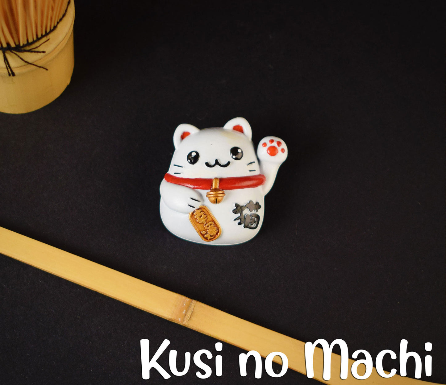 Broche Maneki Neko 招き猫